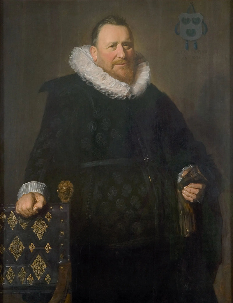 Portrét Nicolase van der Meer (1574- ) - Frans Hals
