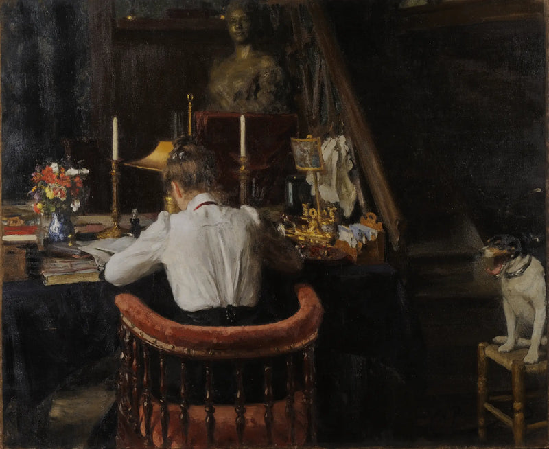 Portrét Nordman-Severová - Ilya Repin