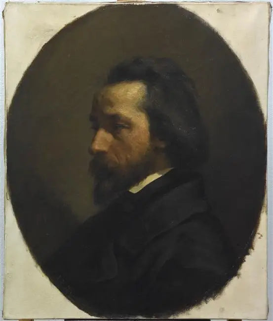 Portrét Paula François Collota, obchodníka s novinkami - Jean-François Millet