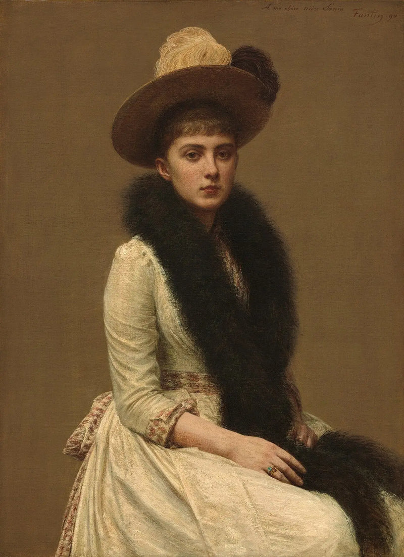 Portrét Soni - Henri Fantin-Latour