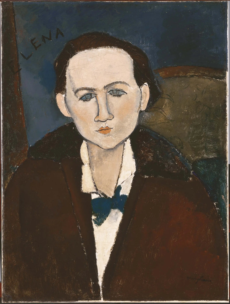 Portrét Eleny Pavlowski - Amedeo Modigliani