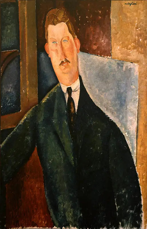 Portrét muže - Amedeo Modigliani