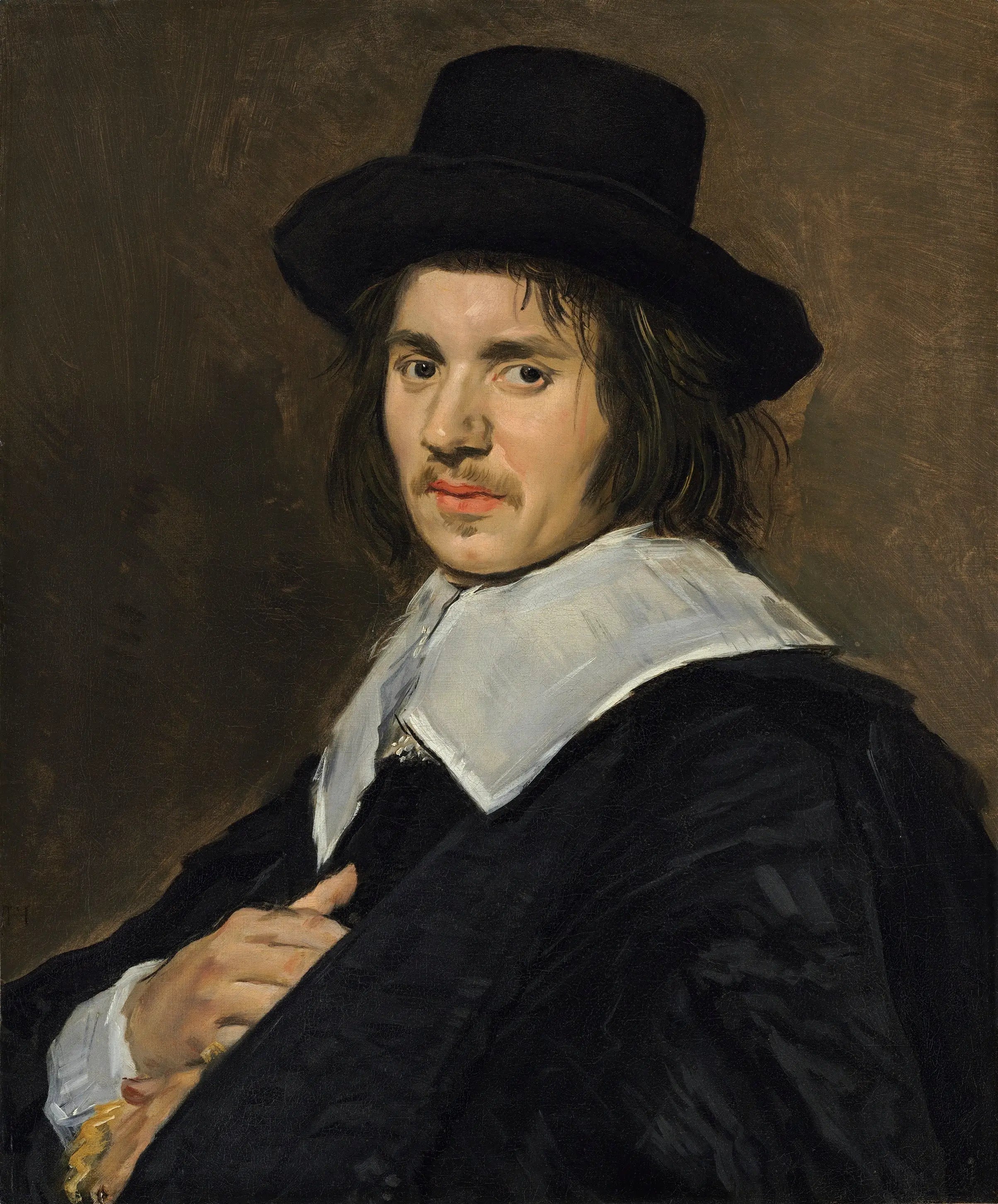 Portrait d’homme au chapeau - Frans Hals - Alpha Reproduction