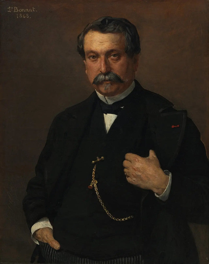 Portrét muže - Léon Bonnat