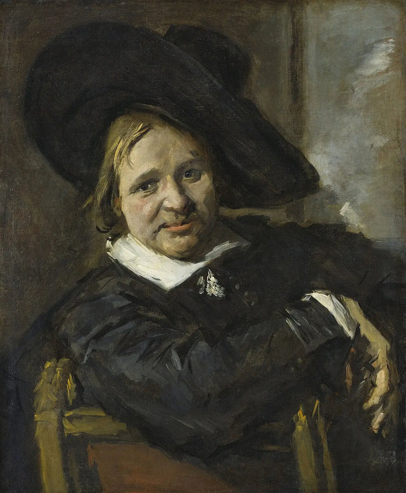 Portrét Isaaca Massa s kloboukem - Frans Hals