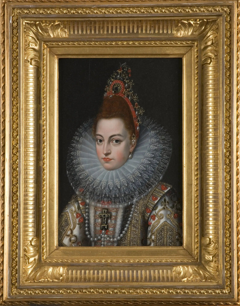 Portrét Isabely Kláry Eugenie, 1566-1633 - Frans Pourbus mladší
