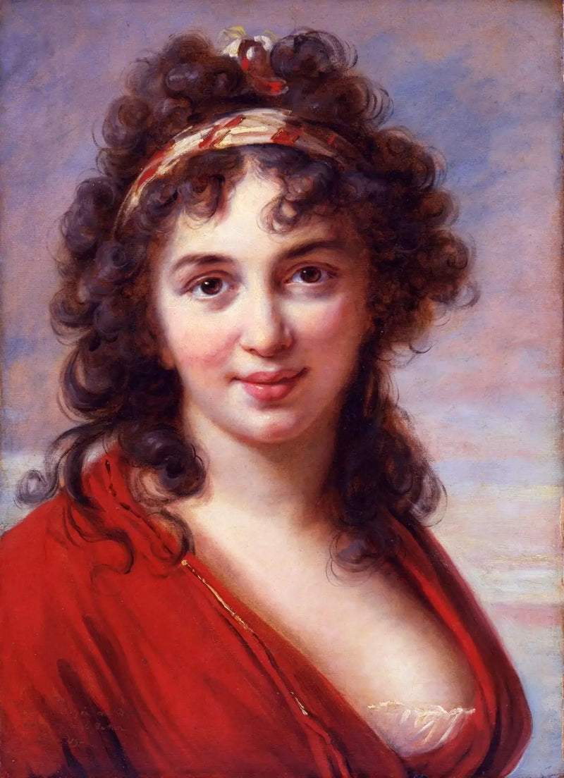 Portrét Isabellě Teotochi Albrizzi - Élisabeth Vigée Le Brun