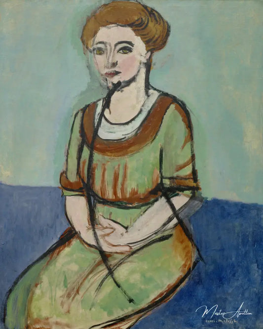 Portrait d'Olga Merson - Matisse - Reproductions de tableaux et peintures haut de gamme