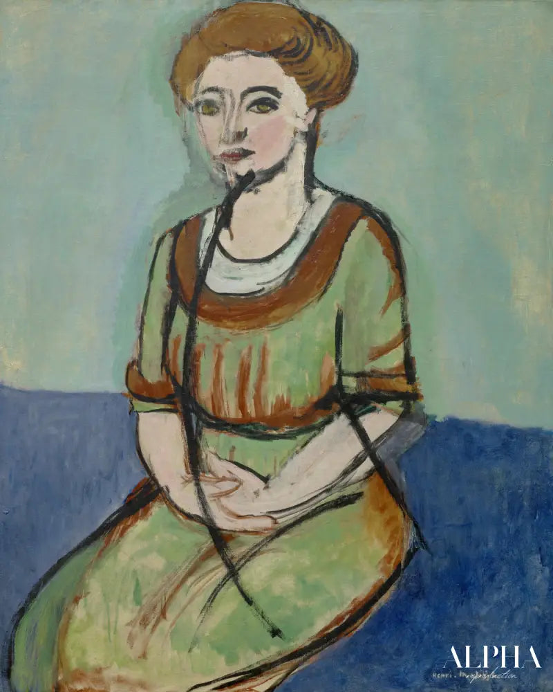 Portrait d'Olga Merson - Matisse - Reproductions de tableaux et peintures haut de gamme