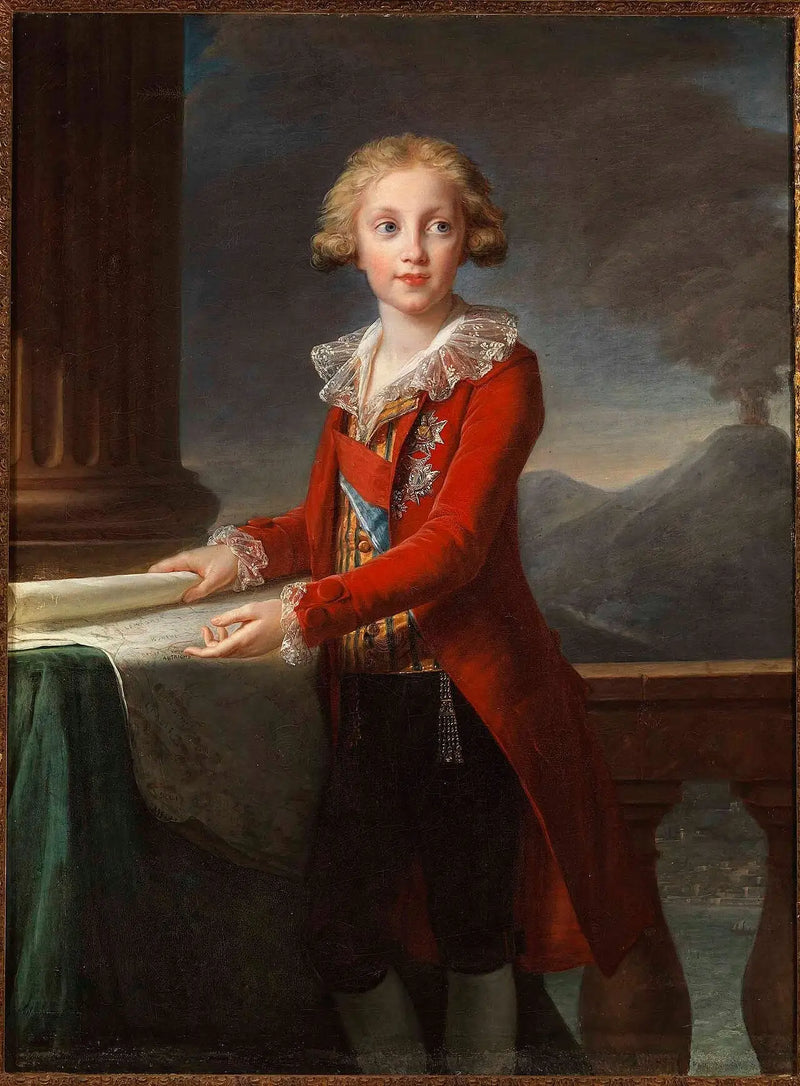 Portrét mladého Francesca de Bourbon-Sicile - Élisabeth Vigée Le Brun