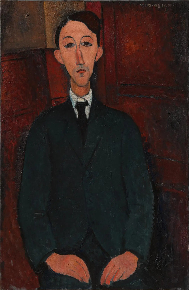 Portrét malíře Manuela Humberta - Amedeo Modigliani