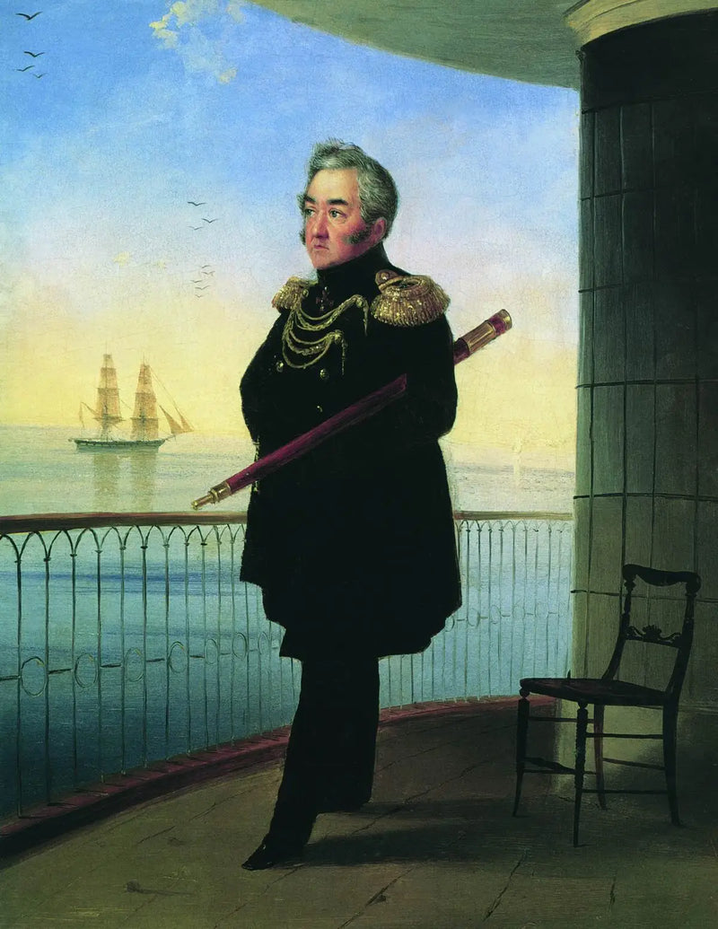 Portrét viceadmirála M.P. Lazareva - Ivan Aïvazovski
