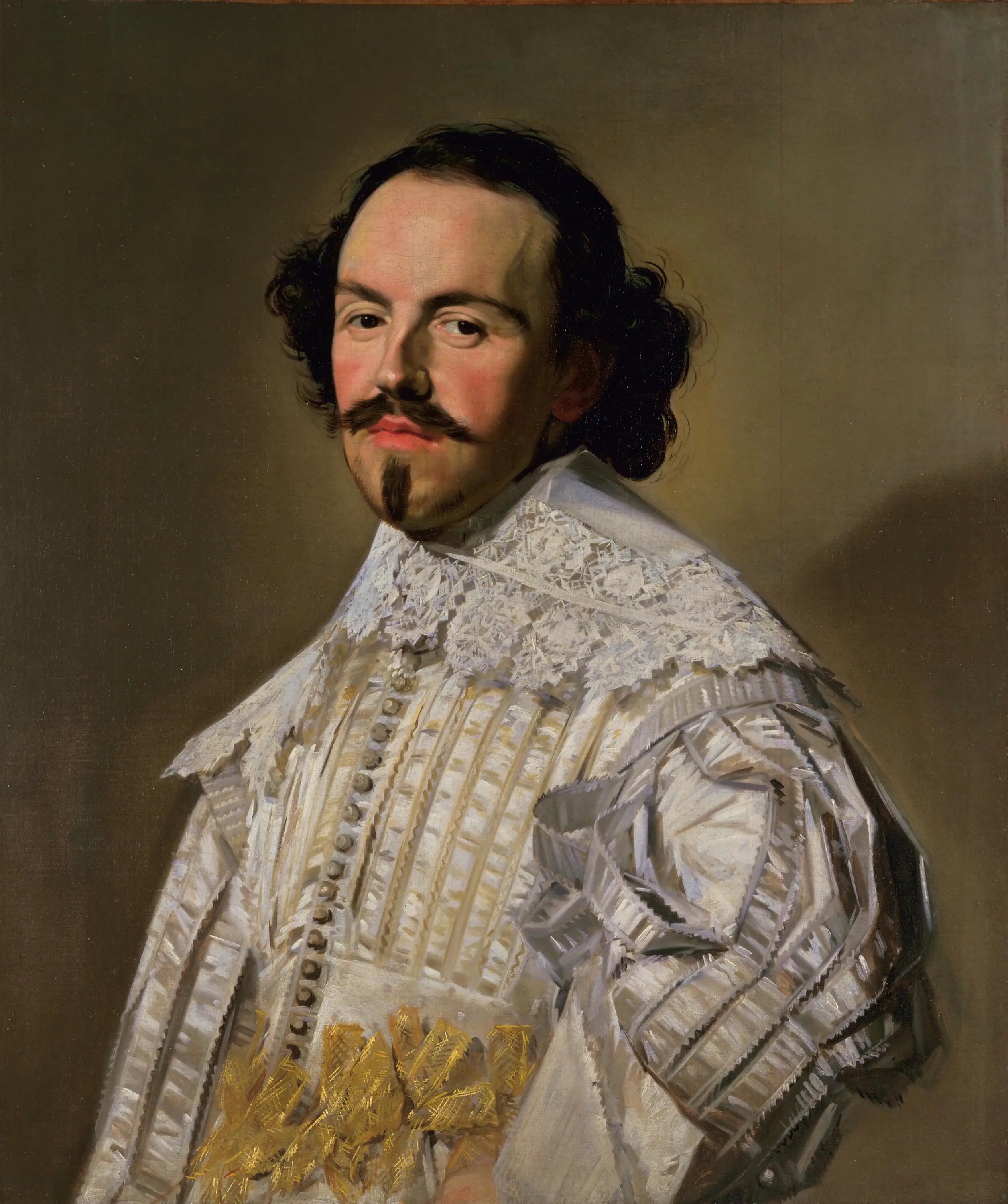 Portrait d’un gentilhomme en blanc - Frans Hals - Alpha Reproduction