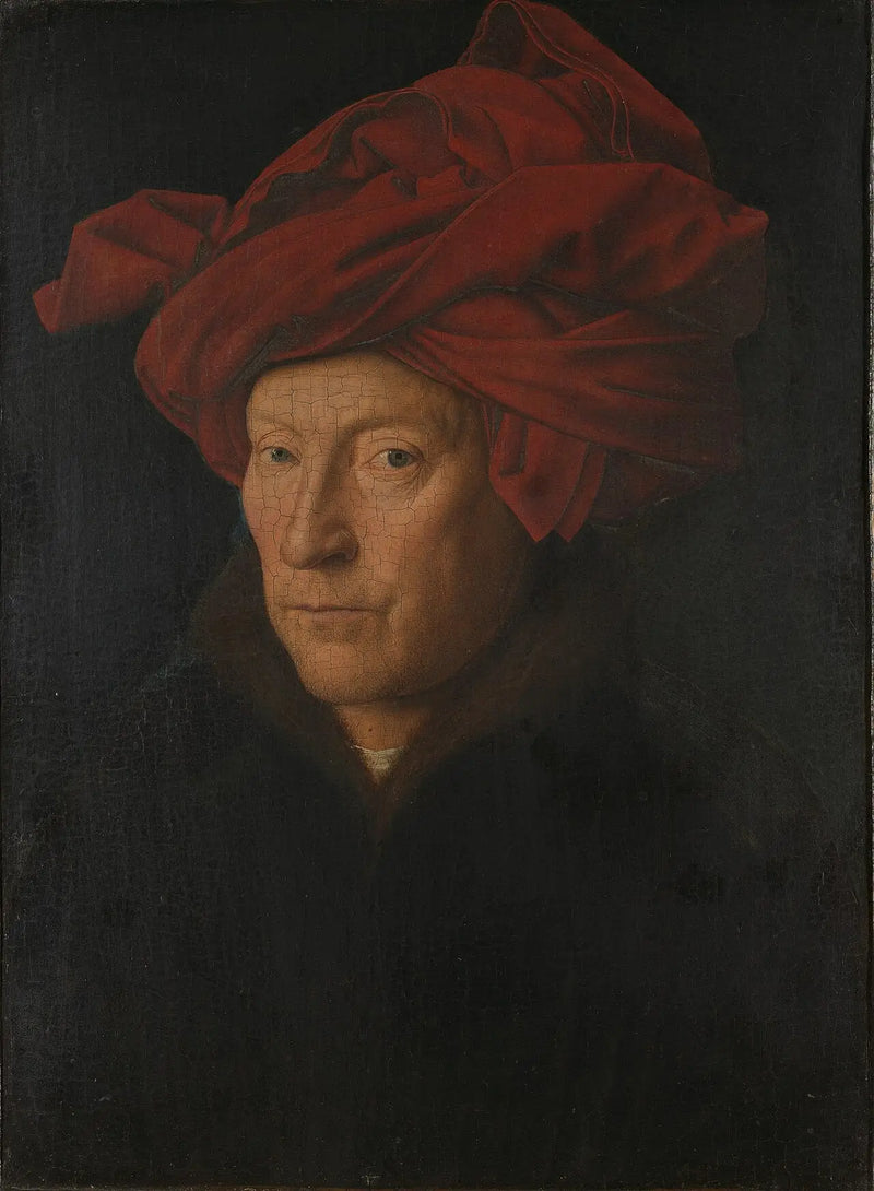 Portrét muže (autoportét?) - Jan van Eyck