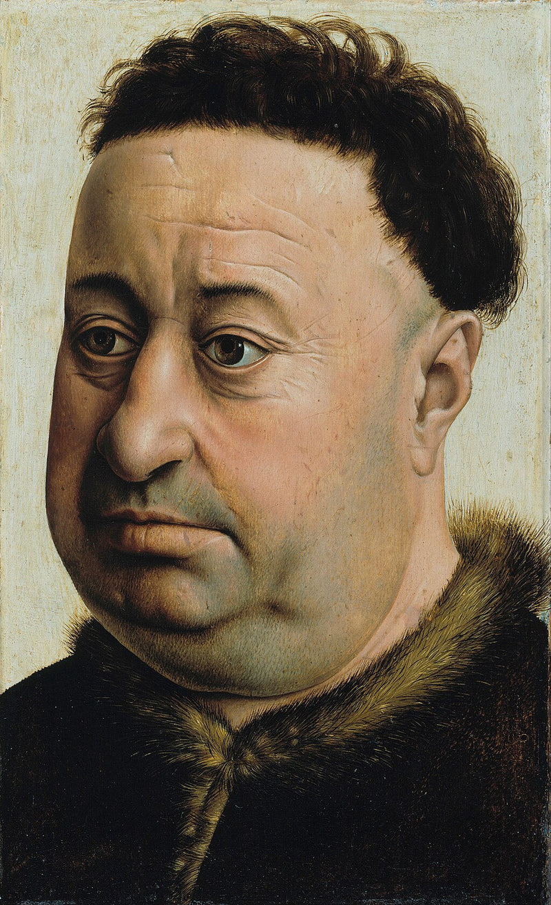 Portrét muže s velkým tělem - Robert Campin