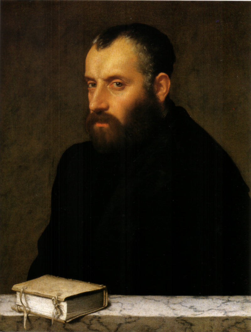 Portrét učeného muže - Giovanni Battista Moroni