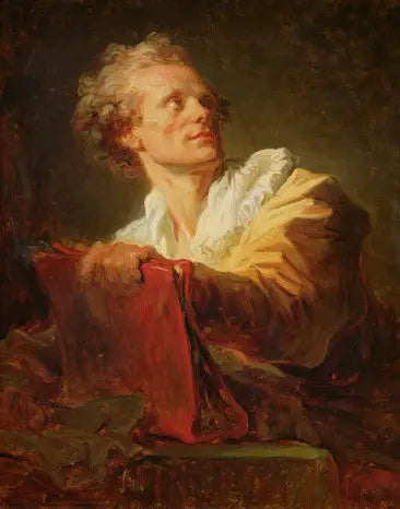 Portrét mladého umělce - Jean-Honoré Fragonard