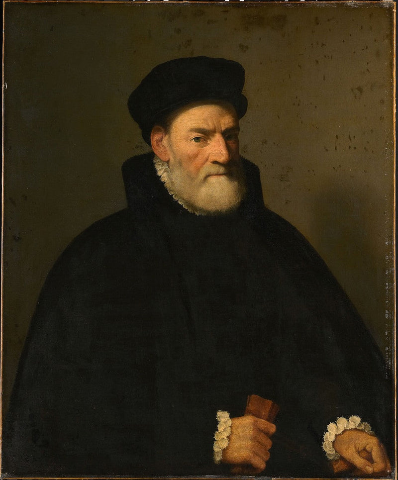 Portrét starého muže, pravděpodobně Vercellino Olivazzi, senátor z Bergama - Giovanni Battista Moroni