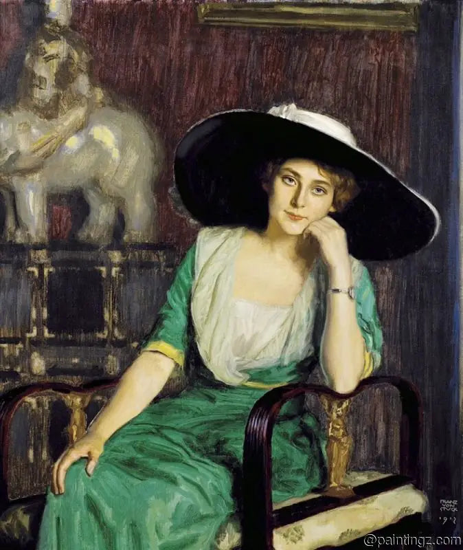 Portrét dámy - Franz Von Stuck