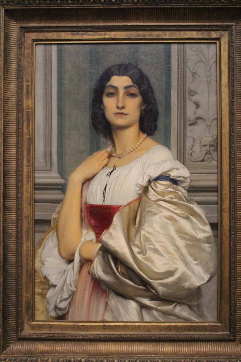 Portrét římské dámy (La Nanna) - Frederic Leighton