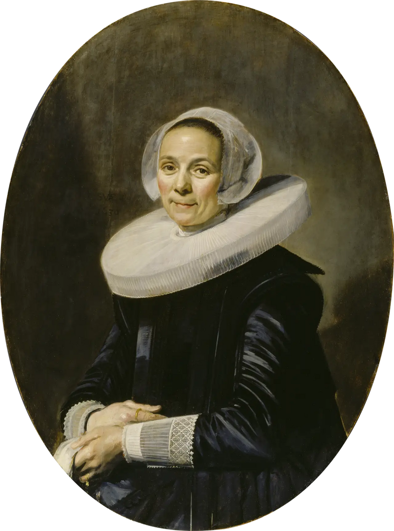 portrét neznámé ženy - Frans Hals