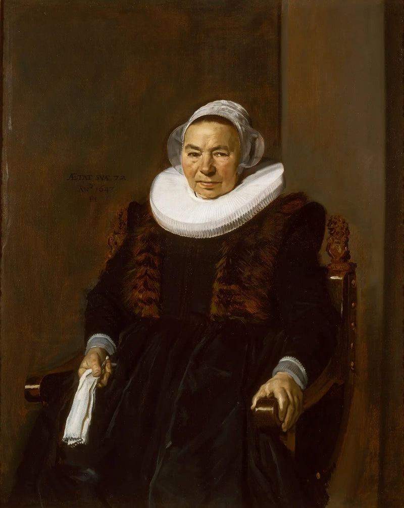 portrét neznámé ženy - Frans Hals