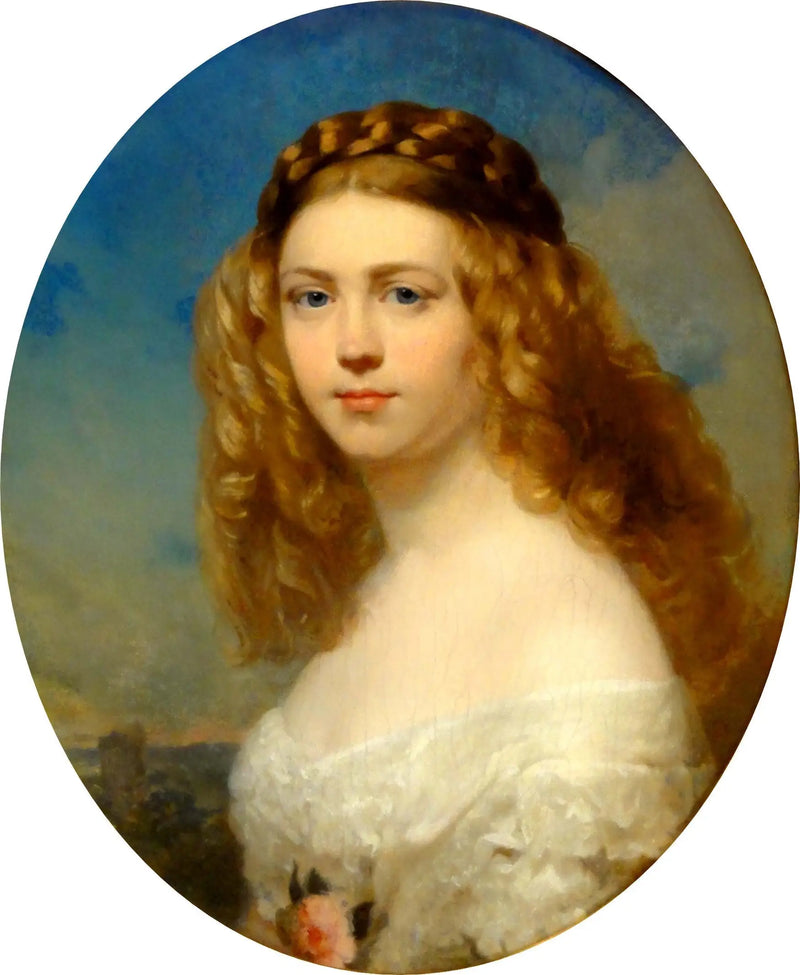 Portrét mladé polské aristokratky (princezna Zofia Odescalchi, rozená Branicka?) - Franz Xaver Winterhalter