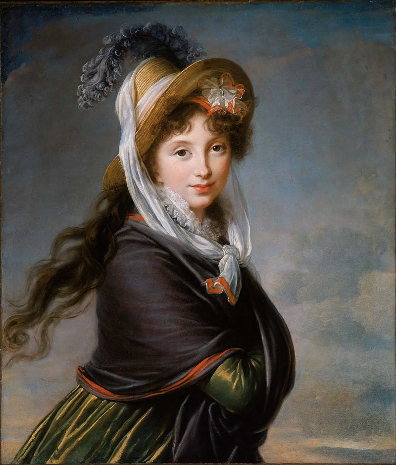 Portrét mladé ženy. - Élisabeth Vigée Le Brun