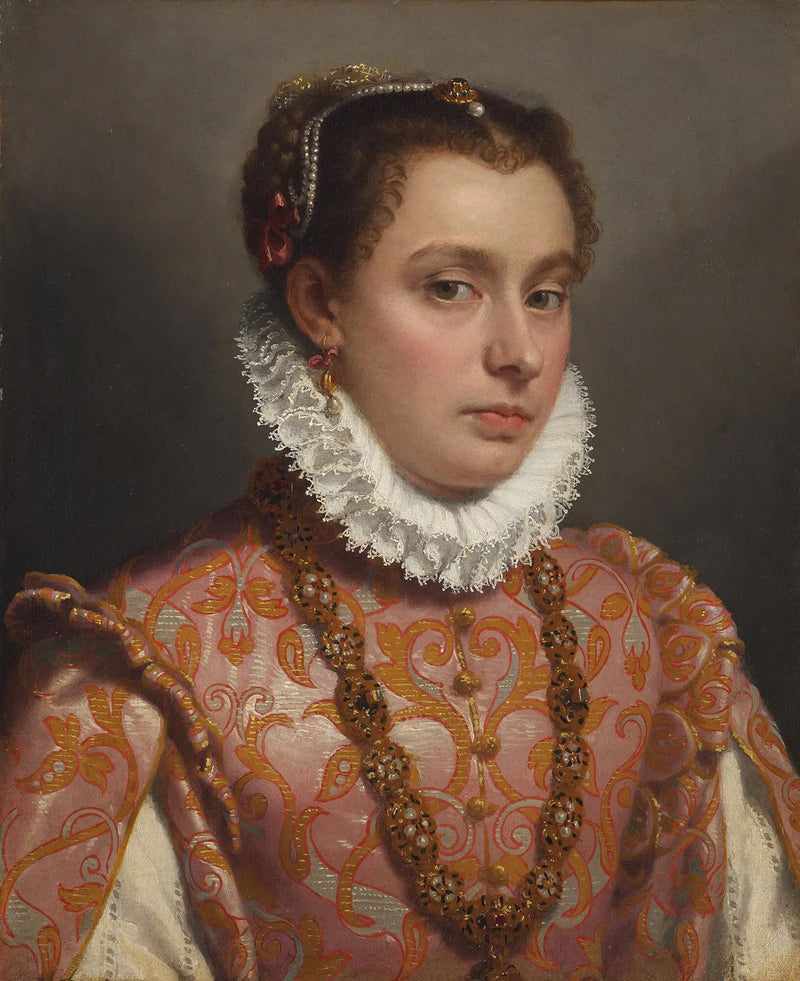 Portrét mladé ženy - Giovanni Battista Moroni