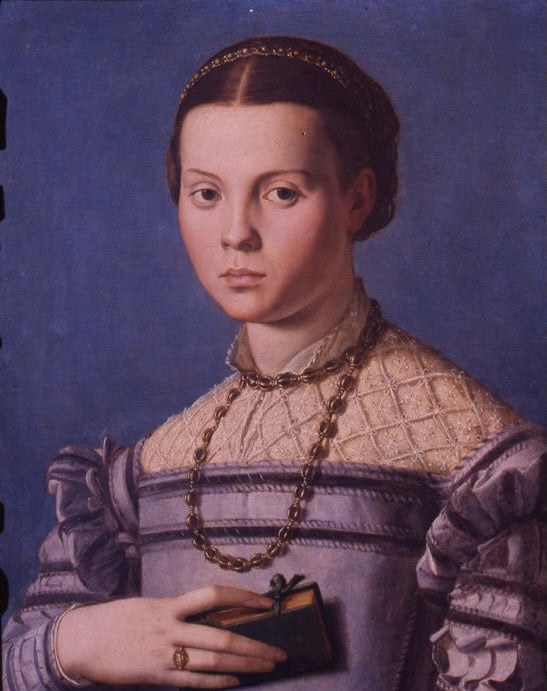 Portrét mladé neznámé ženy - Bronzino