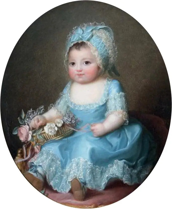 Portrét malé dívky zvané Sophie z Bourbonu, mademoiselle d'Artois (1776-1783) - Élisabeth Vigée Le Brun