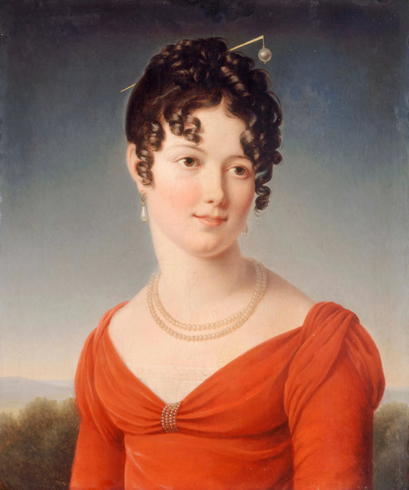 Portrét v bustě Alexandrine-Anne de la Pallu, markýza de Flers (1786-1832) - François Gérard