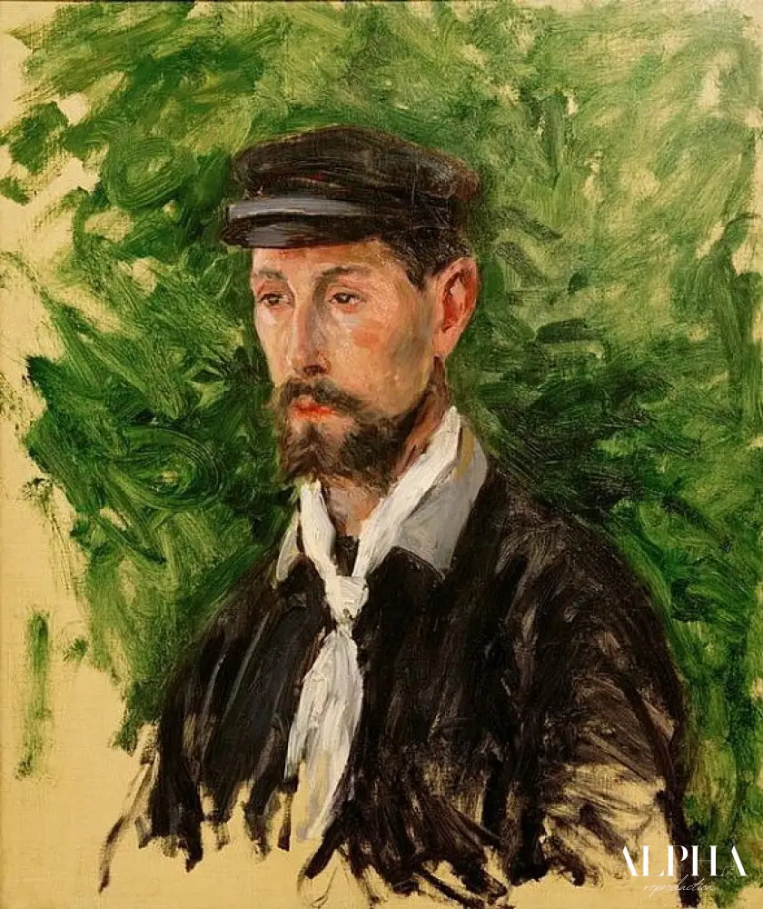 Portrait en buste d'Eugène Lamy - Caillebotte - Reproductions de tableaux et peintures haut de gamme