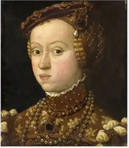 Portrét arcivévodkyně Anny (1528-1590), dcera krále Ferdinanda I. Rakouského - Giuseppe Arcimboldo
