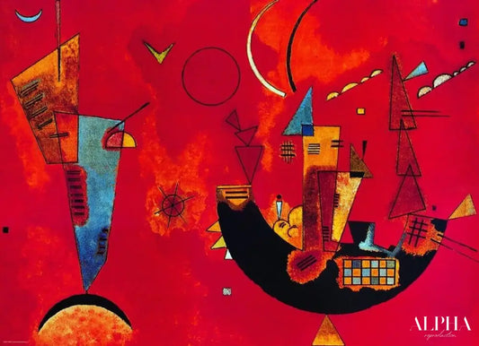 Pour et contre - Vassily Kandinsky - Reproductions de tableaux et peintures haut de gamme