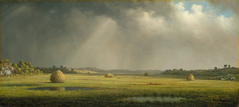 Pražské pláně v Newburyport - Martin Johnson Heade
