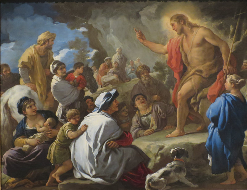 Kázání svatého Jana Křtitele - Luca Giordano