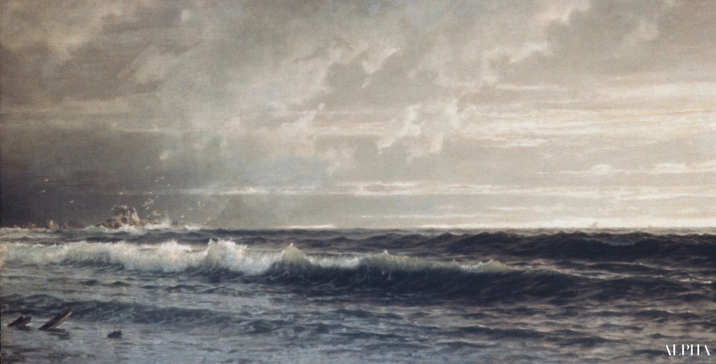 Près de Land's End, en Cornouailles - William Trost Richards - Reproductions de tableaux et peintures haut de gamme