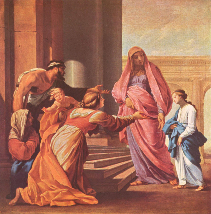 Představení Panny Marie - Eustache Le Sueur