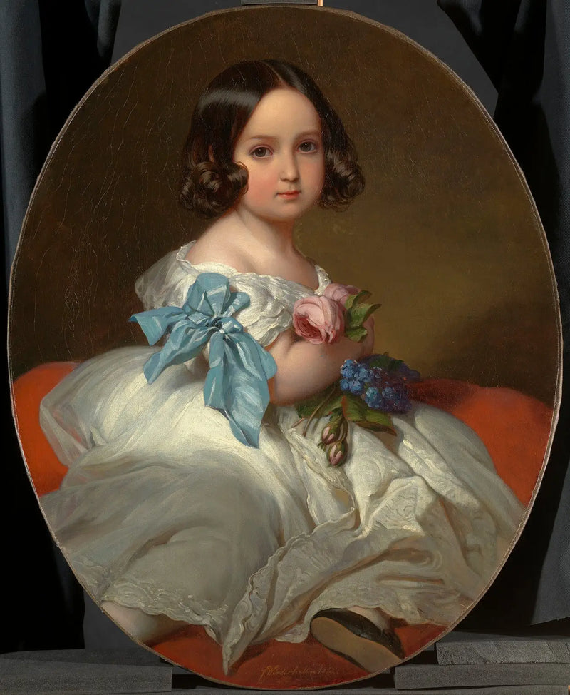 Princezna Charlotte Belgická (1840-1927) - Franz Xaver Winterhalter