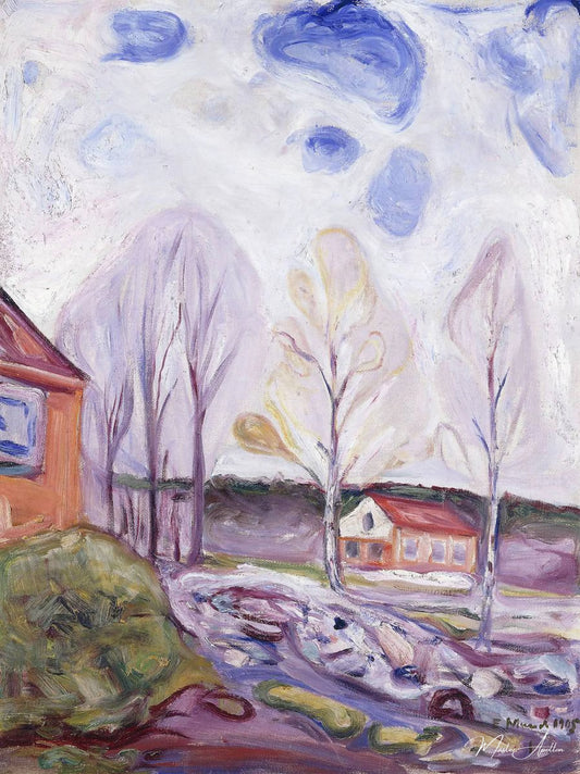 Printemps, Asgardstrand - Edvard Munch - Reproductions de tableaux et peintures haut de gamme