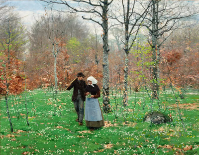 Printemps. - H. A. Brendekilde - Alpha Reproduction