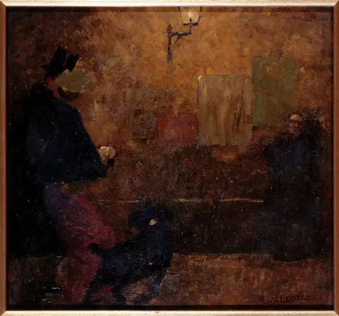 Noční procházka - Félix Vallotton