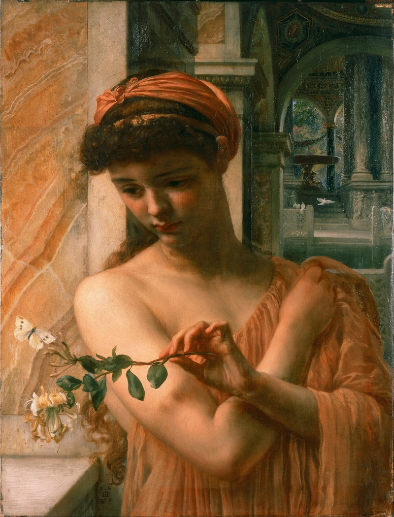 Psyché v chrámu lásky - Edward Poynter
