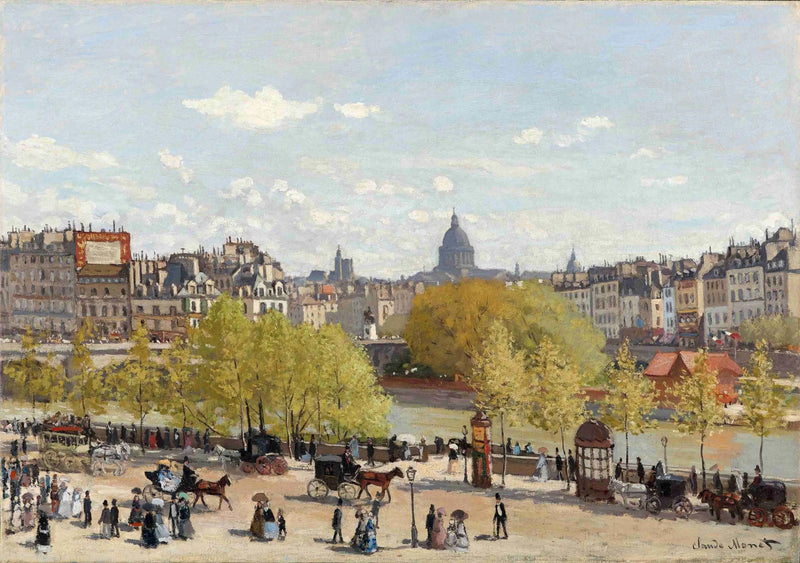 Nábřeží Louvre - Claude Monet