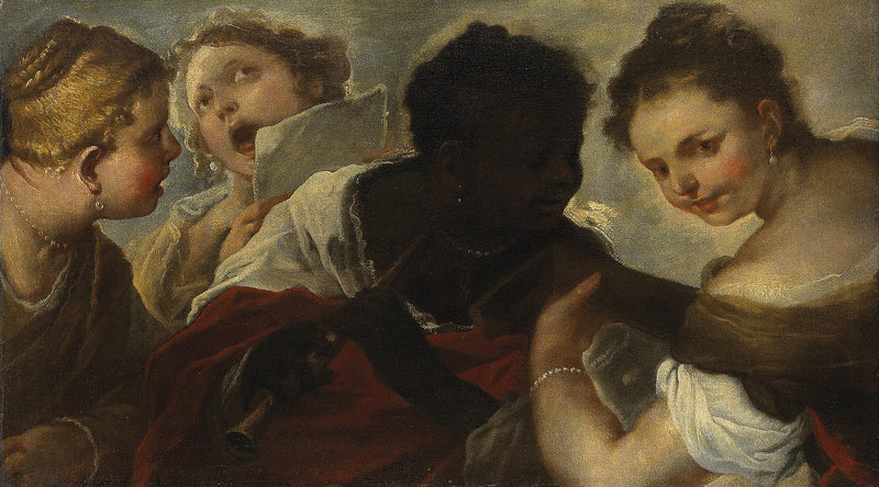 Čtyři hudebnice - Luca Giordano