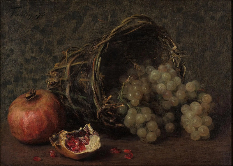 Rozinky a granáty - Henri Fantin-Latour
