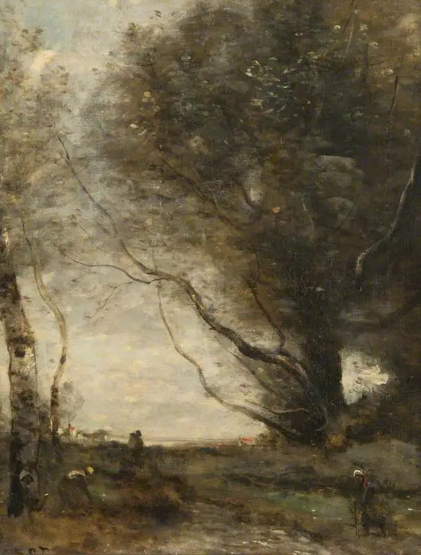 Sklizeň - Jean-Baptiste Camille Corot