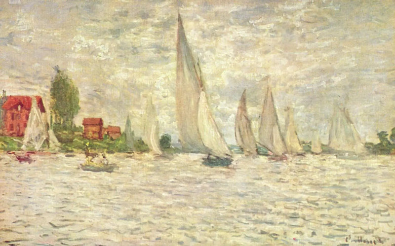 Regata v Argenteuil - Claude Monet