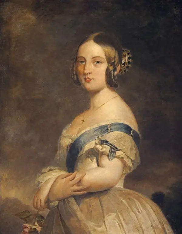 Královna Viktorie, 1819-1901. Règne de 1837 à 1901. - Franz Xaver Winterhalter